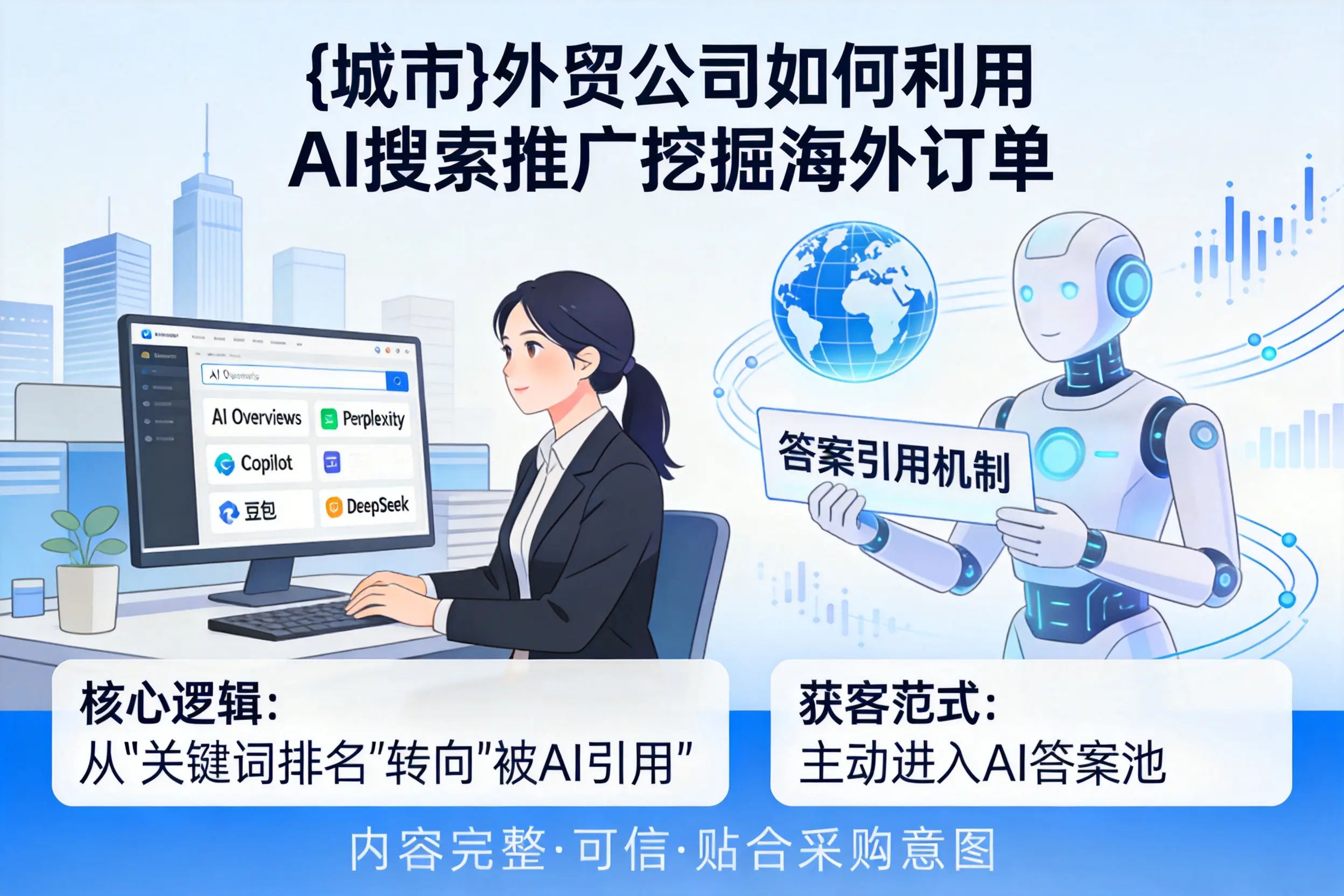 江西外贸公司如何利用AI搜索推广挖掘海外订单
