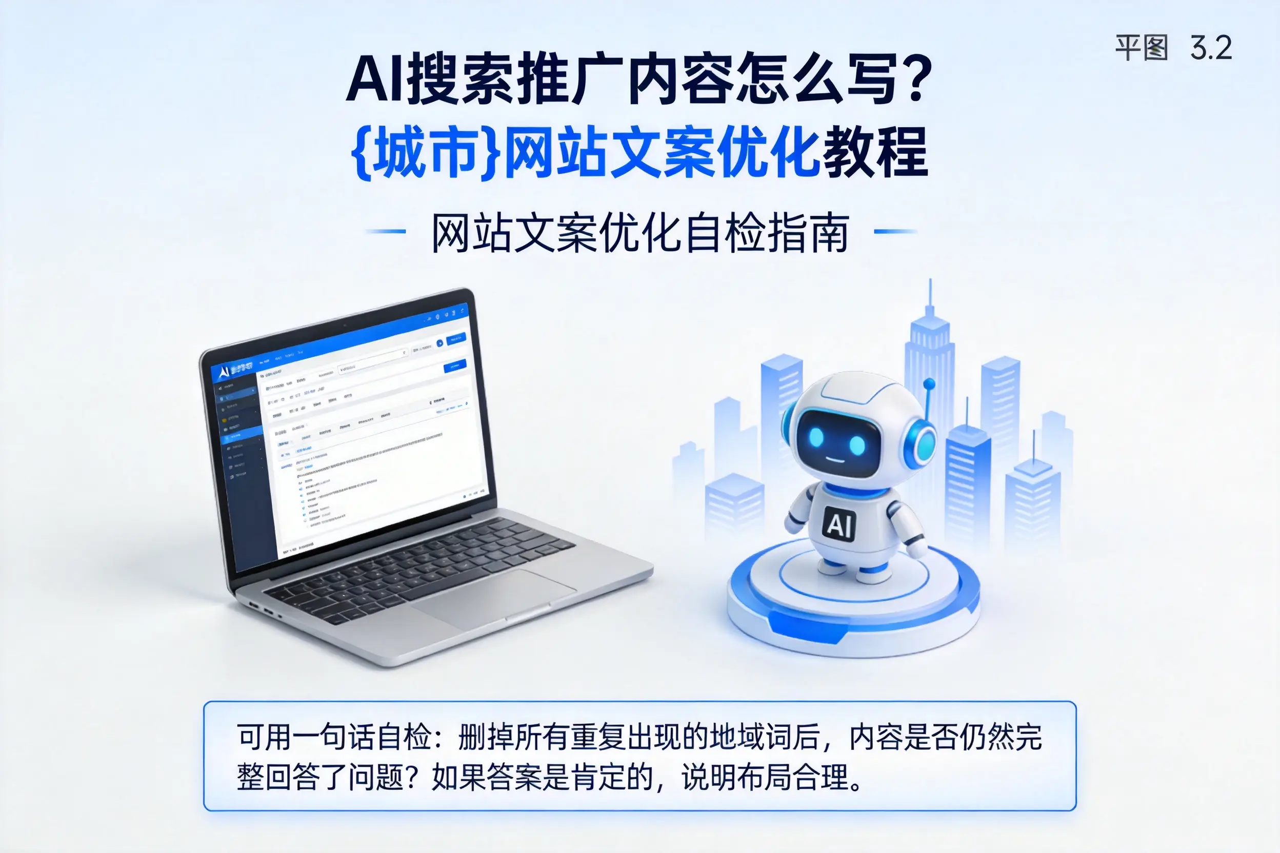 AI搜索推广内容怎么写？江西网站文案优化教程