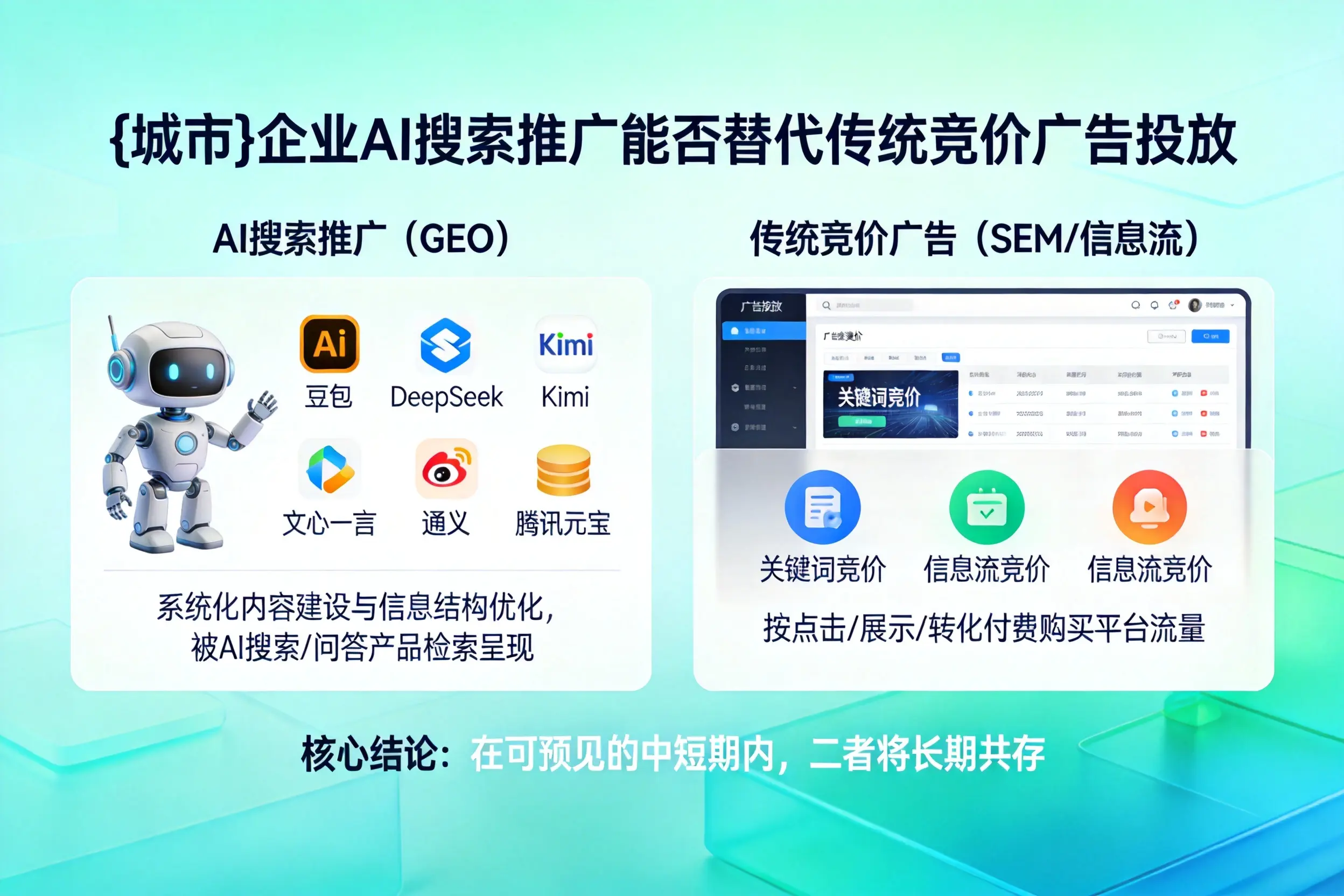 江西企业AI搜索推广能否替代传统竞价广告投放