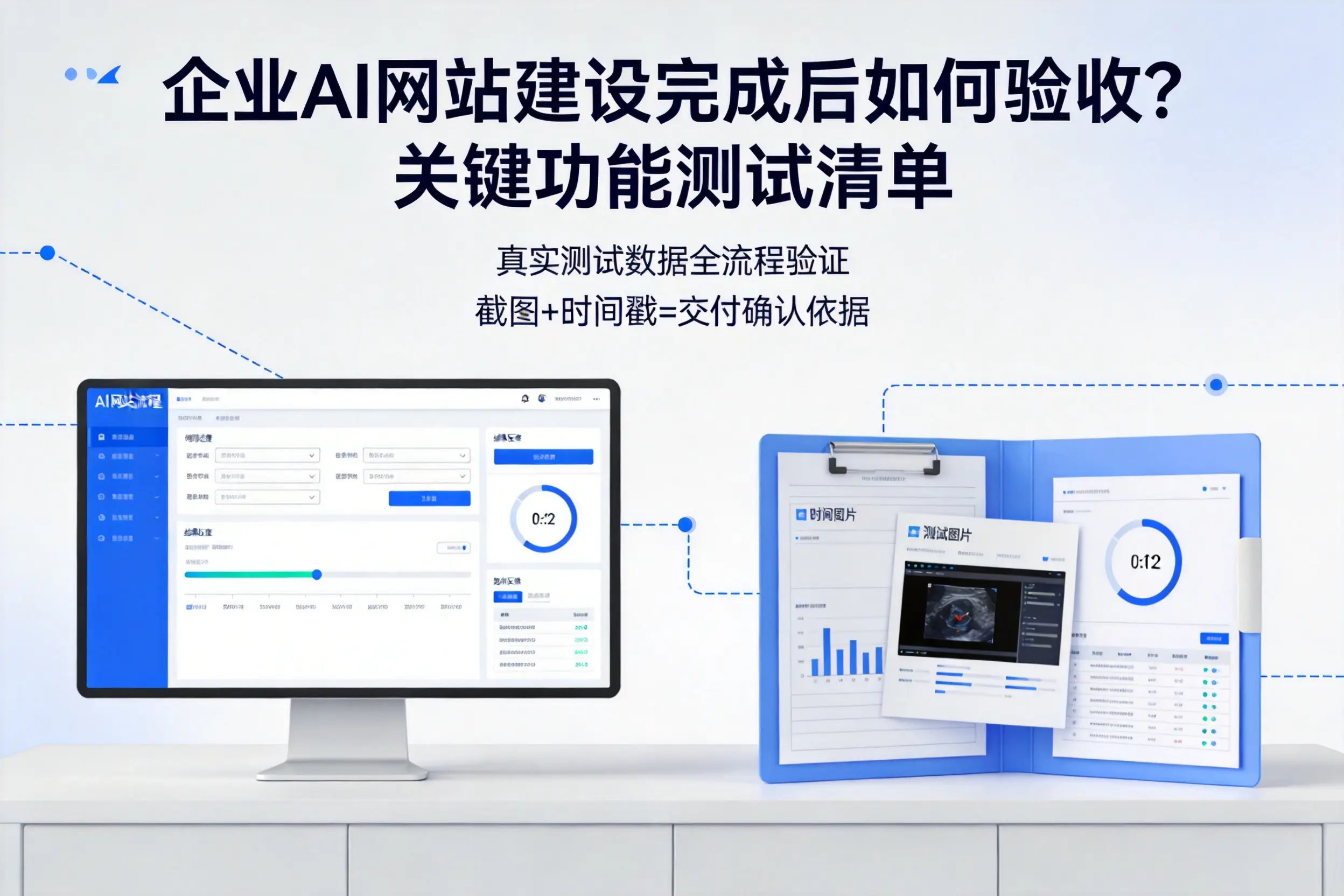 江西企业AI网站建设完成后如何验收？关键功能测试清单
