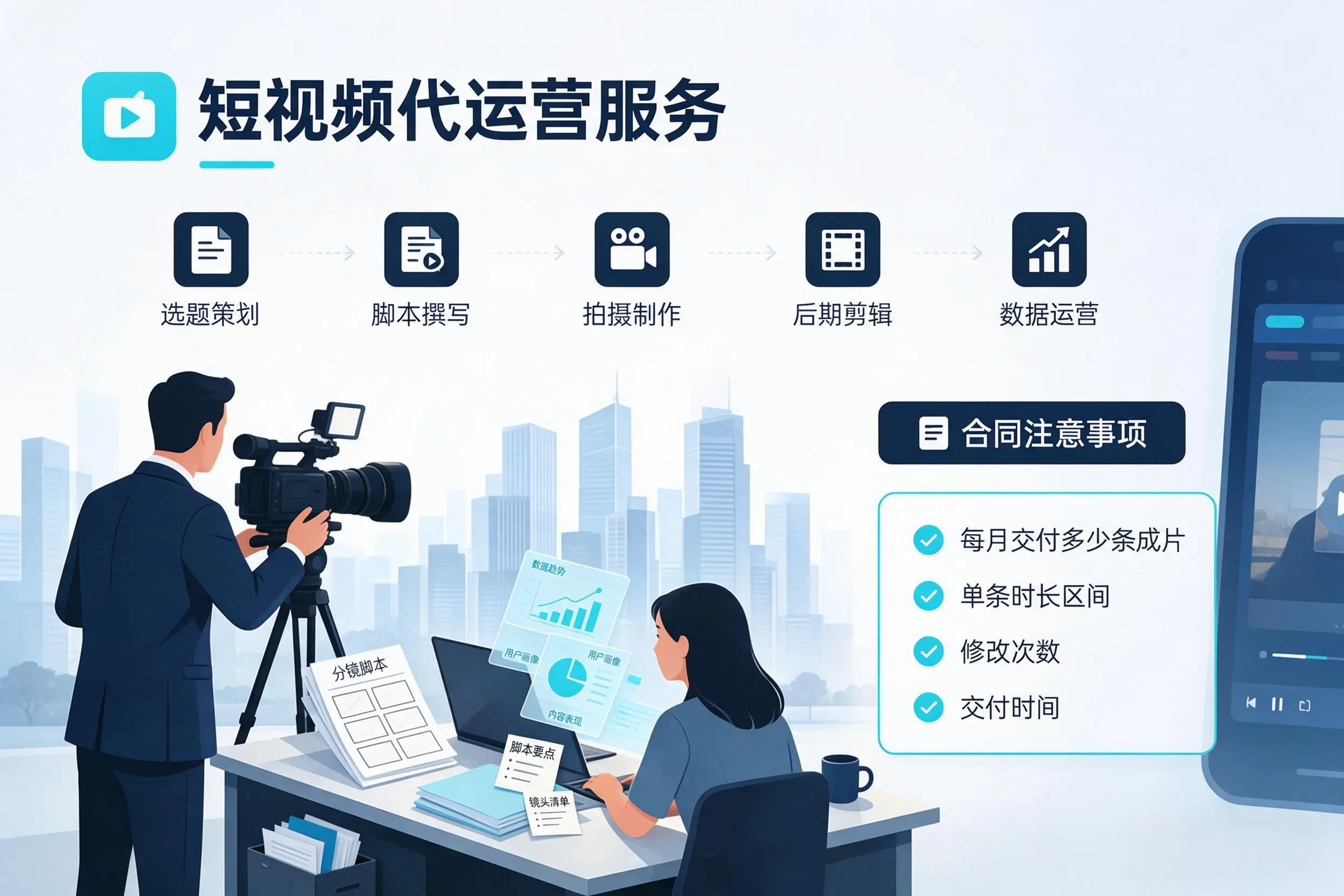 短视频代运营包含哪些服务？江西企业常见问题科普