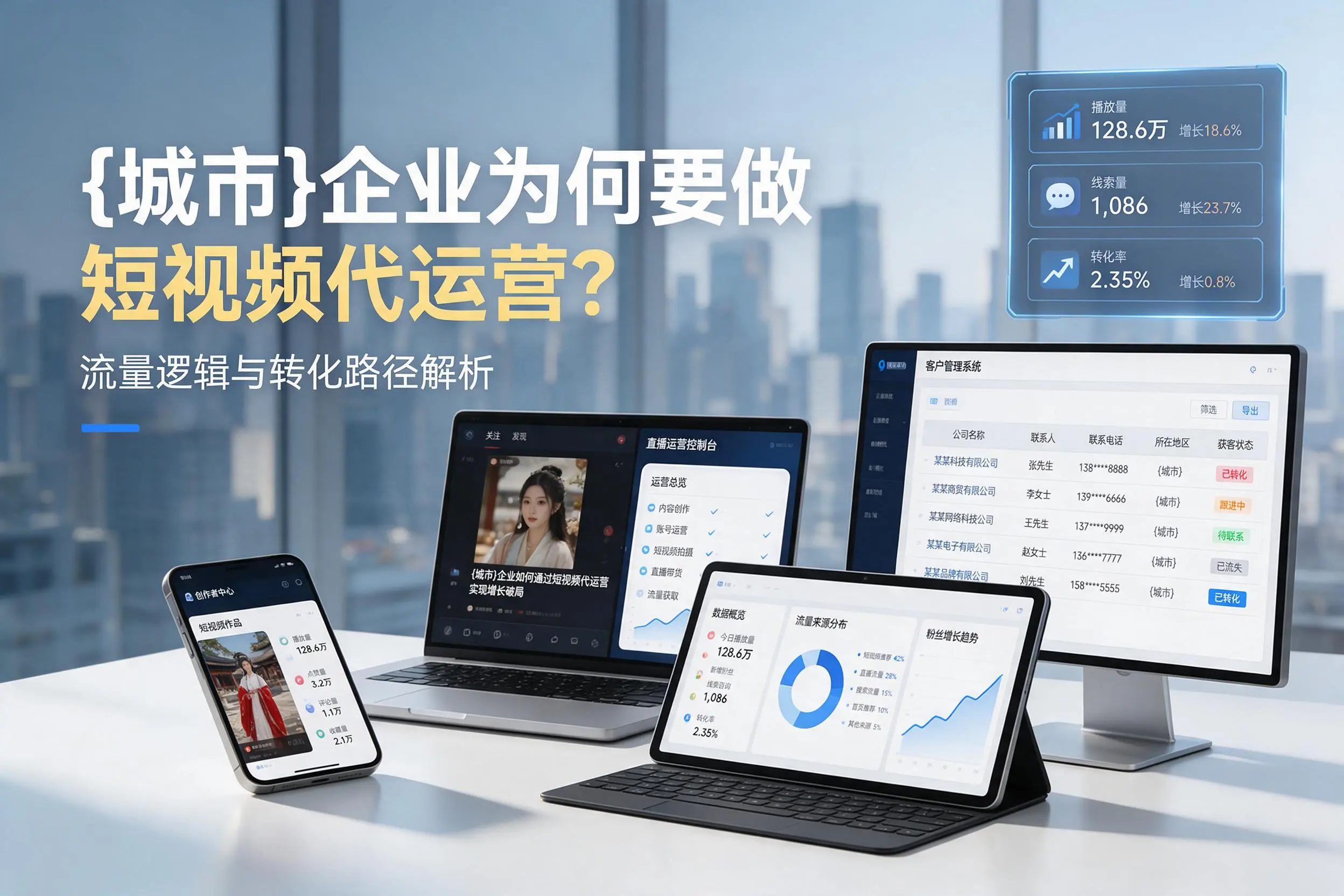 江西企业为何要做短视频代运营？流量逻辑与转化路径解析