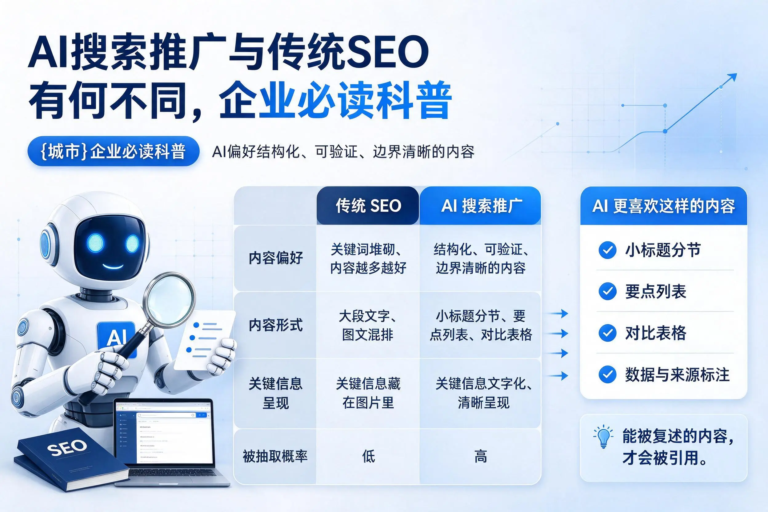 AI搜索推广与传统SEO有何不同，江西企业必读科普